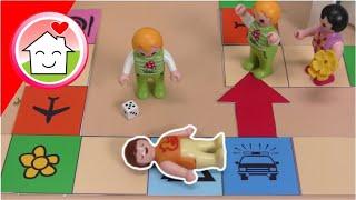 Playmobil Familie Hauser - Die Kindergartenrally - Riesen Brettspiel mit Anna