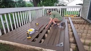 Deck Job Replacing Wood with Composite