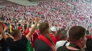 Magyarország - Skócia 1-0 lefújás utáni hangulat 2024.06.23. Stuttgart - EURO 2024