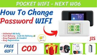 HOW TO CHANGE PASSWORD ON WIFI NEXT W06 - Japan Sim #wifiw06