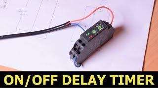 How on delay and off delay timer worksELECTRECA