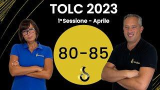 TOLC 2023 – COMMENTO ED ESEMPI SUL PUNTEGGIO MINIMO – 1ª SESSIONE