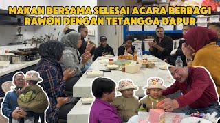 PAPA MERTUA HAPPY DATANG KE DAPUR SETELAH ACARA BERBAGI TERIMAKASIH DESI HARI INI SEMUANYA BAHAGIA