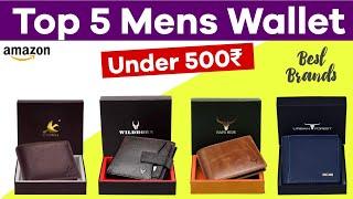 Top 5 Best Men Wallet In India 2024  Leather Wallet Under 500  Mens Leather Wallet  Review