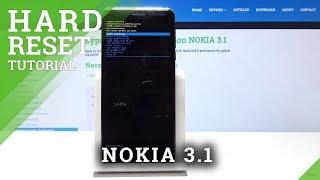 HARD RESET NOKIA 3.1 - Wipe Data  Bypass Screen Lock