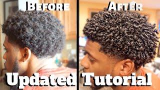 Mens Curly Hair Tutorial pt.2  Define Curls Natural Hair