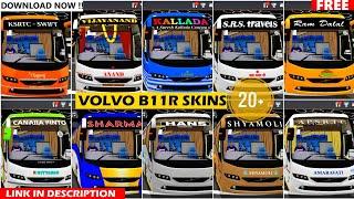 20+ Indian Skins For Volvo B11R Mod   Bus Simulator Indonesia  Volvo B11R Mod For Bussid