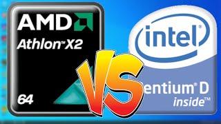 Was AMD really faster than Intel? AMD Athlon 64 x2 2.6Ghz vs Intel Pentium D 3.4Ghz