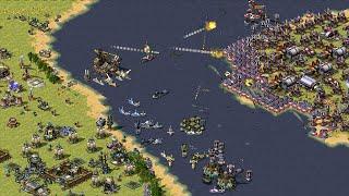 Red Alert 2  Thailand map  Extra hard ai  7 vs 1  allied