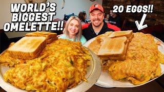 Massive 20-Egg Breakfast Omelette Challenge