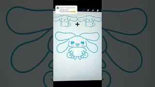 Cinnamoroll + Cinnamoroll  #cinnamoroll #sanrio #cute #kawaii #drawing #funny #hellokitty #kuromi