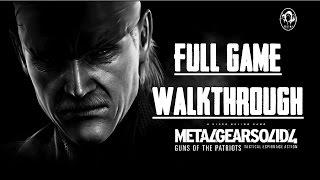 MGS 4 - Full Game Walkthrough - No Alerts - No Commentary