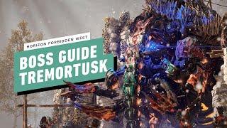 Horizon Forbidden West Gameplay Walkthrough - Boss Fight Tremortusk The Broken Sky