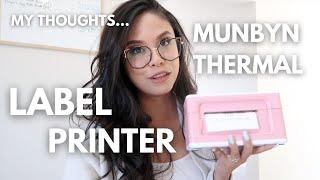 MUNBYN Shipping Label Review  trying ANOTHER thermal label printer…