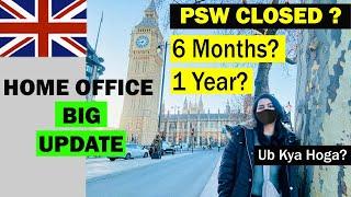 UK PSW LATEST UPDATE   PSW Visa UK  PSW In UK  uk graduate visa  UKVI Updates