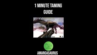 How To Tame An Amargasaurus In 1 Minute #shorts