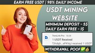 New USDT Site 2024  Best Usdt Investment Website  New Usdt Mining Site  New Usdt Earning Website