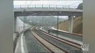 Spanish Train Crash Video  Spanish Train Crash Caught on CCTV