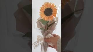 Paper Sunflower  craft tutorial #paperflower #papercrafts #diy