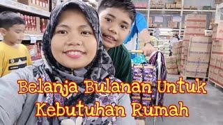 Belanja Bulanan untuk kebutuhan sehari-hari