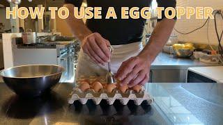 How to Open a Egg Shell with Razor Clean Cut