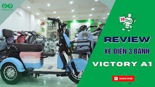 Review Xe Điện 3 Bánh 3 Chỗ Ngồi Mini Victory A1 - Nhỏ Gọn Tiện Lợi