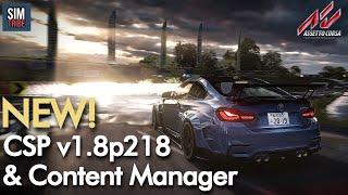 NEW CSP 1.80 preview 218 with rain and Content Manager  Whats changed?  Assetto Corsa Mods 2023