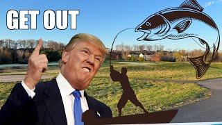 I Fished at a Former Presidents PRIVATE Golf Course NOT What I Expected...