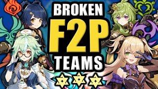 BUILD THESE F2P TEAM COMPS Best Genshin Impact Teams & Characters Guide