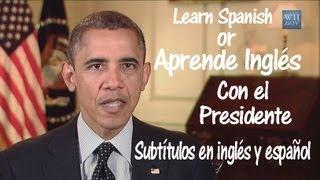 Aprende inglés con el Presidente Subtítulos en inglés y español Fiscal Cliff Speech.