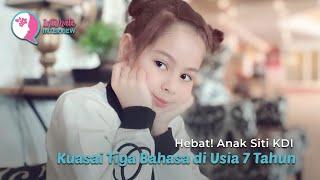 Hebat Anak Siti KDI Kuasai Tiga Bahasa di Usia 7 Tahun