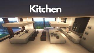 Minecraft Modern Kitchen Tutorial