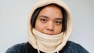 Para INVIERNO Cuello con Capucha tejido a Crochet PASO A PASO 