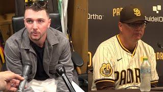 Jackson Merrill says Padres offense is banging plus impressive Tatis & Mike Shildt on a big win