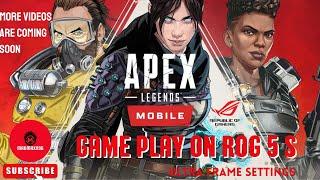 Apex Legends Mobile on Asus ROG Phone 5s