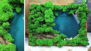 DIY Beautiful MOSS ART in 15 minutes