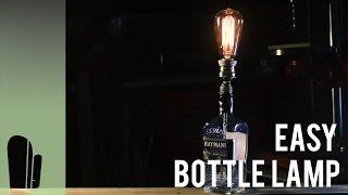 Quick video Make a bottle lamp