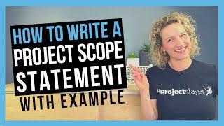 Project Scope Statement IN 4 EASY STEPS