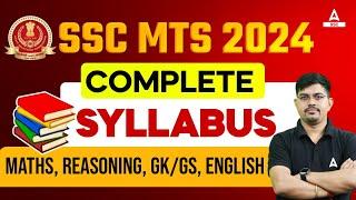 SSC MTS Syllabus 2024  SSC MTS Complete Syllabus 2024 in Hindi  SSC MTS 2024