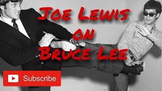 Karate Legend Joe Lewis On Bruce Lees Skills