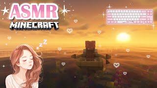 Minecraft ASMR  - Help Me Pick the Perfect Base Spot   Whispering & Keyboard Sounds 