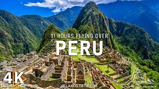 PERU 4K - The Mystical Beauty of Machu Picchu with Relaxing Music