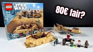 Doppelt so teuer mit Denkfehlern?  LEGO Star Wars Desert Skiff & Sarlacc Pit Review  Set 75396