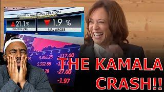 Kamala Harris BLAMES TRUMP As GLOBAL Stock Market CRASHES After DISASTEROUS Jobs Report