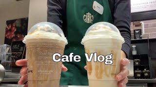 Day in the life of a Starbucks barista  Cafe Vlog *asmr*