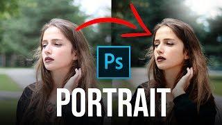 Portraitbilder in Photoshop bearbeiten  Tutorial