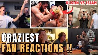 FANS REACT TO ISLAM VS DUSTIN FIGHT - PART 1