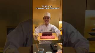 Japanese BF tries omakase sushi for 1ST TIME