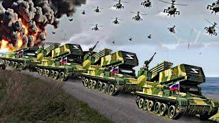 July 10th 30 Russian KA-52 Helicopter Pilots Failed to Escort Combat Vehicle Convoy to Ukraine