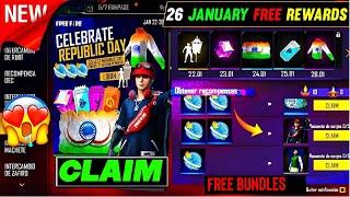 REPUBLIC DAY  JAN 26 FREE FIRE NEW EVENTS